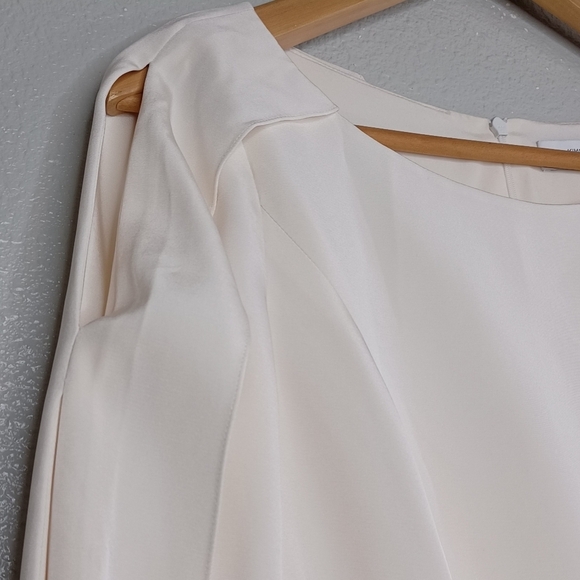 Kimora Lee Simmons Cold Shoulder Silk Blend Blouse - Picture 7 of 15